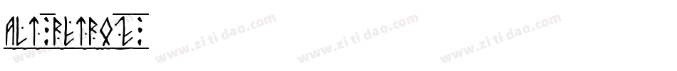 alt retro2字体转换